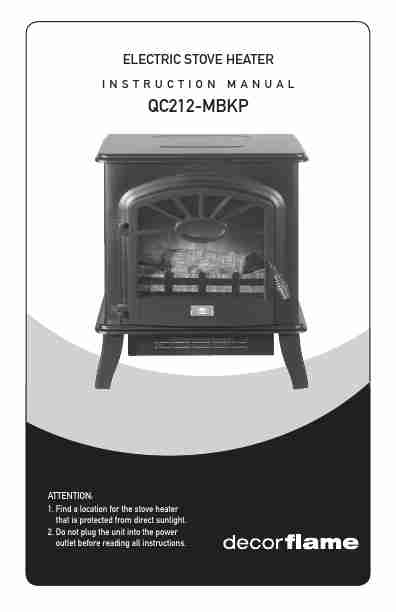 Decor Flame Infrared Electric Stove Qcih413 Gbkp Manual-page_pdf